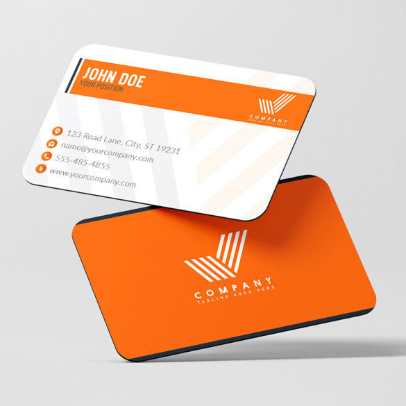 Elevato Media business card design